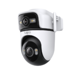 TP-Link Tapo C545D Outdoor Dual Lens Pan/Tilt Security Camera, 2K (2304x1296) and 2K (2304x1296), 2.4 GHz, 1 x Ethernet Port, TAPO-C545D