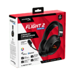 Slušalice sa mikrofonom HyperX Cloud Flight 2 RGB Wireless Gaming Headset Black, B5VC4AA - Image 2
