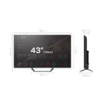 TESLA TV QLED Q43E655GUS UHD QLED powered by Google TV UHD Voice Control - Image 4