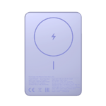 Xiaomi powerbank SuperSlim PB 5000 mAh ljubičasti USB-C x1, bežično punjenje, BHR08PNGL - Image 2