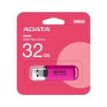 USB Memory stick Adata UFD 32GB C906 Pink USB 2.0, Brzina čitanja 30 MB/s, Brzina pisanja 9 MB/s,AC906-32G-RPP