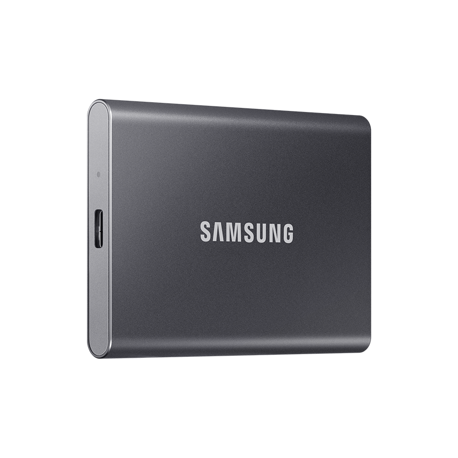 0143562_extssd-samsung-portable-t7-2tb-usb-32-gen-2-sequential-readwrite-up-to-1050mbsec-up-to-1000-mbsectit EXT.SSD SAMSUNG Portable T7 2TB USB 3.2 Gen 2 Sequential Read/Write : Up to 1,050MB/sec /Up to 1,000 MB/sec/titan grey/MU-PC2T0T/WW - Image 1