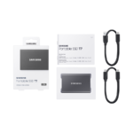 EXT.SSD SAMSUNG Portable T7 2TB USB 3.2 Gen 2 Sequential Read/Write : Up to 1,050MB/sec /Up to 1,000 MB/sec/titan grey/MU-PC2T0T/WW - Image 6