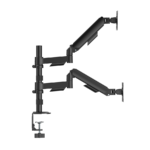 NOSAČ ZA DVA MONITORA GEMBIRD MA-DA2P-02, montaža na stol, 17”-32”, up to 9 kg - Image 3
