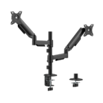 NOSAČ ZA DVA MONITORA GEMBIRD MA-DA2P-02, montaža na stol, 17”-32”, up to 9 kg - Image 4