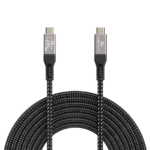 USB USB4 Gen 3x2 kabl 240W, 40 Gbps Type-C to Type-C  Power Delivery (PD) charging & data cable, 0.5 m GEMBIRD CCBP-USB4-CMCM240-0.5M - Image 2