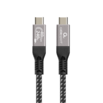 USB USB4 Gen 3x2 kabl 240W, 40 Gbps Type-C to Type-C  Power Delivery (PD) charging & data cable, 0.5 m GEMBIRD CCBP-USB4-CMCM240-0.5M - Image 3