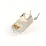 Konektor 50 komada GEMBIRD LC-PTF7-01/50, Shielded modular CAT7, pass-through type plug 15u" gold, plated