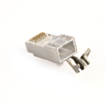 Konektor 50 komada GEMBIRD LC-PTF7-01/50, Shielded modular CAT7, pass-through type plug 15u" gold, plated - Image 2