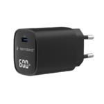 USB punjač Type-C fast charger, 60W USB LCD, black, GEMBIRD, TA-UC-1C-PD60LCD-01-BK