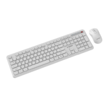 Tastatura + miš wireless GEMBIRD KBS-WPS-01-W, Slim Pro Business desktop set, white, US layout - Image 2