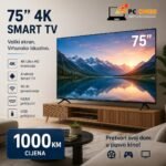 TELEVIZOR 75 INCH SMART ANDROID 24 MJESECI GARANCIJE HOBART