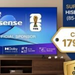 TV HISENSE 85E7Q, 215.9cm (85"), QLED, 4K UHD Smart TV, VIDAA OS
