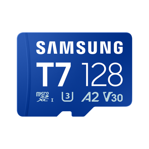 Micro SD card Samsung128GB T7 Up to 170MBs MB-MB128T/WW