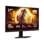 MONITOR AOC Gaming 27G4ZRE 27" Fast IPS, 2560x1440, 240Hz (260Hz OC), 0.3ms MPRT (1ms GtG), 400 cd/m2, 1000:1, Adaptive Sync, G-SYNC compatible
