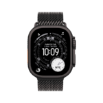 Apple Watch Ultra 3 49mm Black Titanium Case Milanese Loop M MF1Q4AF/A - Image 2
