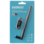 USB WLAN adapter Everest EWN-AC1200 2T2R 1200Mbps 2.4GHz/5GHz Wifi USB3.0 Wireless Adapter, 36079 - Image 5