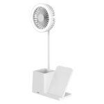 Wireless punjač sa lampom i ventilatorom S-link SL-M9055 White TypeC 10W, 37533 - Image 2