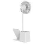 Wireless punjač sa lampom i ventilatorom S-link SL-M9055 White TypeC 10W, 37533 - Image 4