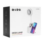 Wireless punjač sa lampom i ventilatorom S-link SL-M9055 White TypeC 10W, 37533 - Image 6