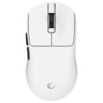 Miš gaming RAMPAGE CLAX 60 GRAM Wireless Ultra Light White Charging 3311 Sensor 24000 DPI, 41041 - Image 2