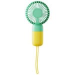 Ventilator ručni Asonic AFN24 Yellow 250mAh Hand Portable Desktop USB Fan, 41593 - Image 5