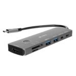 Docking station S-link SW-U707 USB adapter Type-C 7 in 1 2*USB 3.0, 1*Type-C 3.1, 1*PD, 1* HDMI 4K60HZ, SD and TF Type C Hub Adapter, 41651 - Image 3