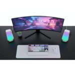 Zvučnici 2.0 gaming Mikado MD-188 2.0 5W*2 Bluetooth White RGB illuminated USB cable USB 5V 5V speaker speaker, 41682 - Image 5