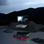 Postolje za notebook gaming RAMPAGE S50 Glacier Black RGB Lighting, 11 Fans, LCD Display, 1 Type C, 1 USB Port, 42328 - Image 6