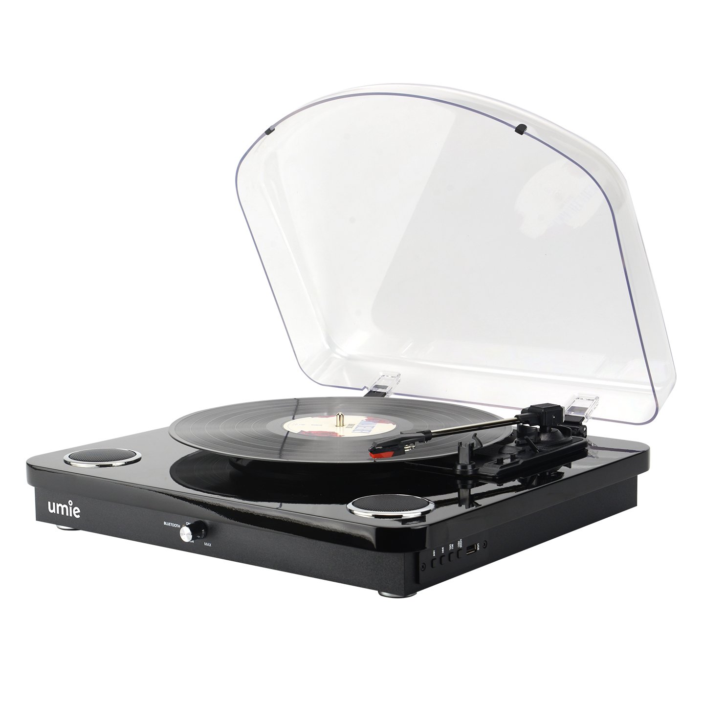 42876_00 Gramofon UMIE Vintage Turntable Music Box 10 W sa BT IN, BT OUT, RCA, USB, 42876 - Image 1