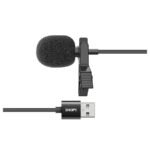 Mikrofon Snopy clip-on SN-M50 Black USB High performance, 35523 - Image 2