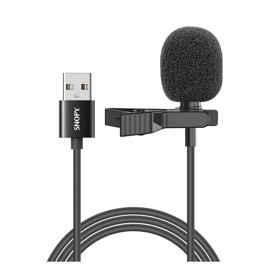 product_65404_900 Mikrofon Snopy clip-on SN-M50 Black USB High performance, 35523 - Image 1