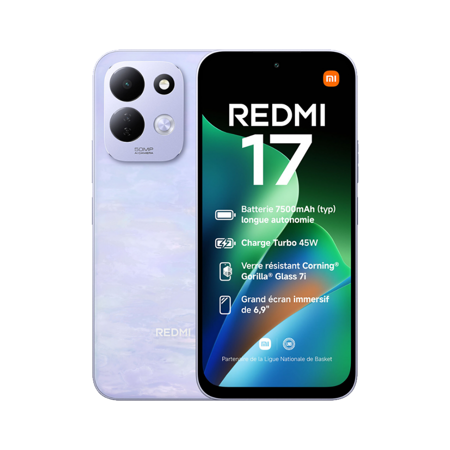 04-19-3 Mobitel XIAOMI Redmi 17 NFC Dual Sim 128GB 4GB,Lotus Purple - Image 1