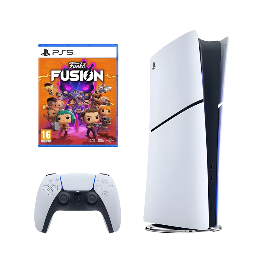 01-2 PlayStation 5 Slim E chassis + Funko Fusion PS5 (disk ver.1TB) PS5ECHFUNKO - Image 1