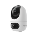 TP-Link Tapo-C245D Dual Lens Pan/Tilt Indoor/Outdoor Security Camera, 2K + 2K, 2.4 GHz, Smart AI Detec.Notif.Track