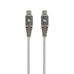 USB 2.0 kabl 60 W Type-C Power Delivery (PD) premium charging & data cable, 1.5 m GEMBIRD, CC-USB2B-CMCM60-1.5M