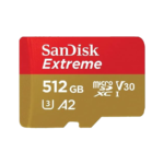 Micro SD SanDisk Extreme 512GB 190MB/s - SDSQXAV-512G-GN6MN