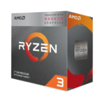 AMD RYZEN 3 3200G AM4 4 CPU cores,4 threads, 3.6GHz,4MB L3,65W,Radeon Vega 8, Tray