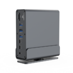 Docking station GEMBIRD USB Type-CF 15-in-1 multi-port HDMIx2 + DisplayPort + PD + card reader + GigaLAN + 3.5 mm audio, grey A-CF-COMBO15-01 - Image 2