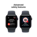 Apple Watch SE 3 GPS 40mm Midnight Aluminium Case with Midnight Sport Band - M/L MEHC4RK/A 2Y - Image 5