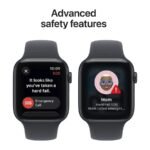 Apple Watch SE 3 GPS 40mm Midnight Aluminium Case with Midnight Sport Band - M/L MEHC4RK/A 2Y - Image 6