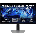 TCL Monitor 27", QD-Mini LED, QHD, HDMI, DisplayPort - 27G64