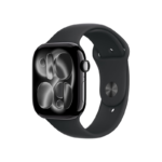 Apple Watch Series 11 GPS 42mm Jet Black Aluminium Case With Black Sport Band MEQU4LW M/L