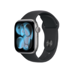 Apple Watch Series 11 GPS 46mm Space Grey Aluminium Case With Black Sport Band MEV44 M/L