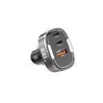 Auto punjac XO inteligentni CC61 100W 2X Type C+USB - Image 4