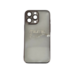 Clear MiuMiu maskica iPhone 16 Pro Black