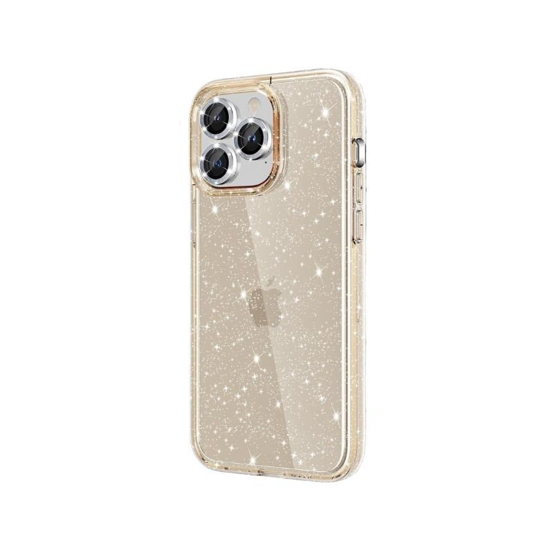 Glitter maskica iPhone 16 Pro Max Gold Glitter maskica iPhone 16 Pro Max Gold - Image 1