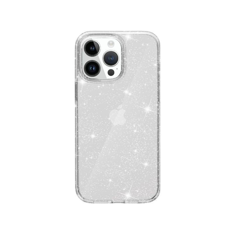 Glitter maskica iPhone 16 Pro Max Silver Glitter maskica iPhone 16 Pro Max Silver - Image 1