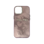 Glitter MiuMiu iPhone 15 Pro Max Ljubicasta