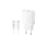 Kucni punjac XO L160 ulaz C 20W white + iphone cable - Image 2